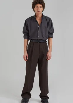 The Frankie Shop Sinclair Shirt Charcoal Outlet
