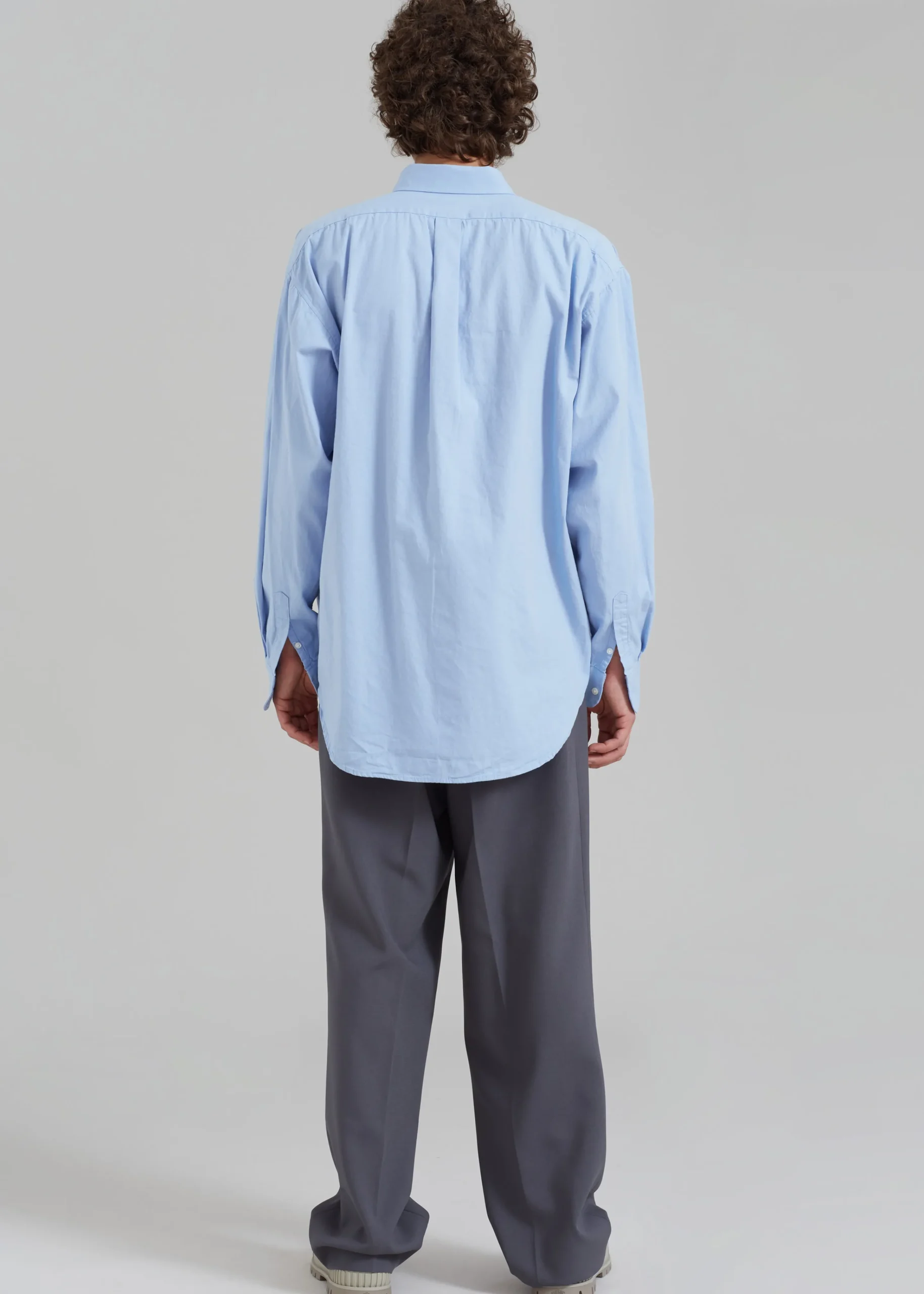 The Frankie Shop Sinclair Shirt Sky Blue Sale
