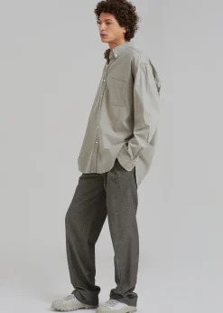 The Frankie Shop Sinclair Shirt Grey