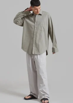 The Frankie Shop Sinclair Shirt Grey
