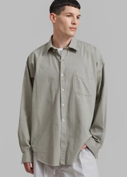 The Frankie Shop Sinclair Shirt Grey