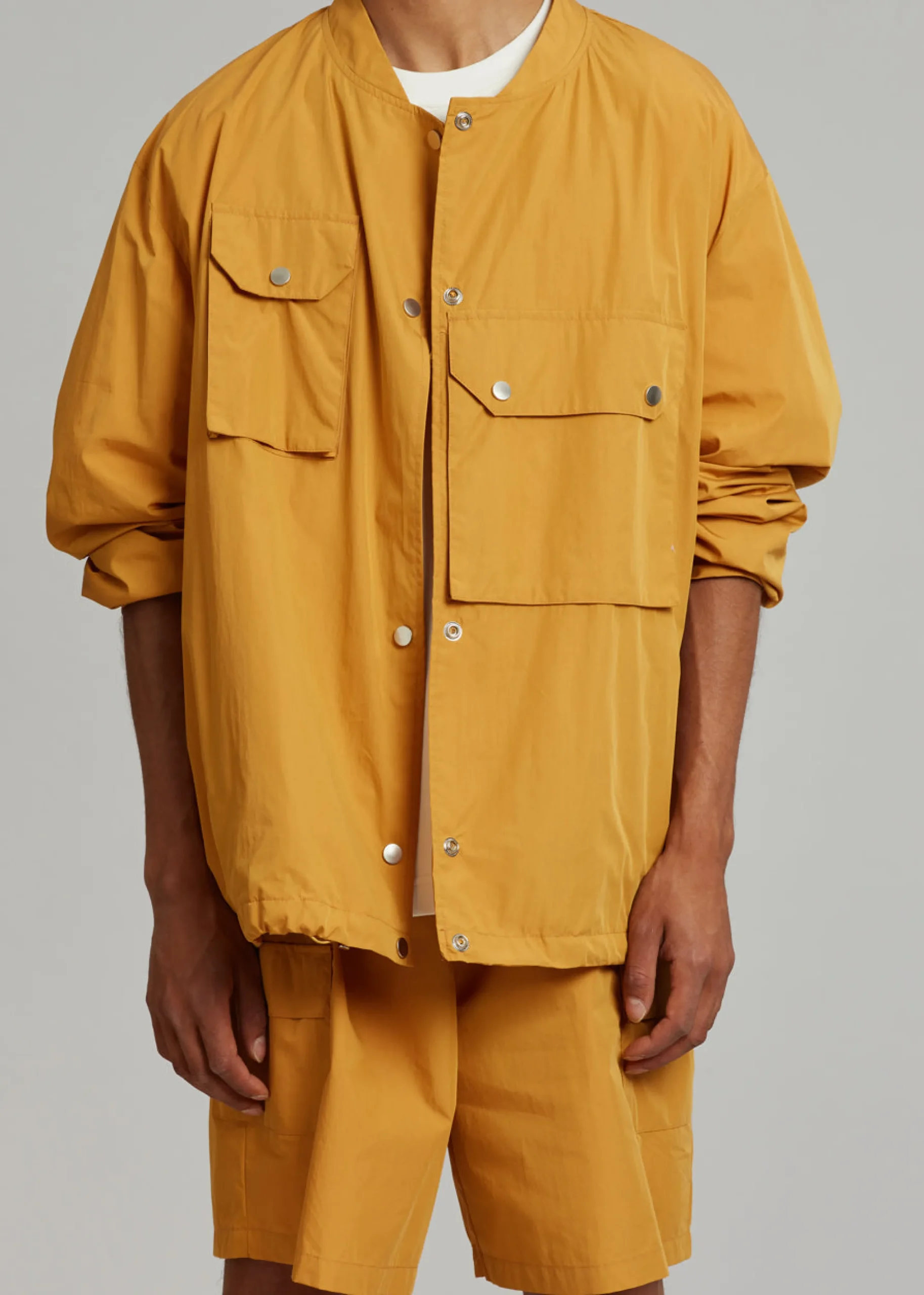 The Frankie Shop Spence Nylon Jacket Orange Sale