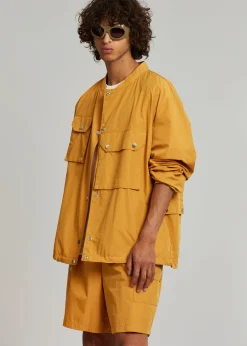 The Frankie Shop Spence Nylon Jacket Orange Sale