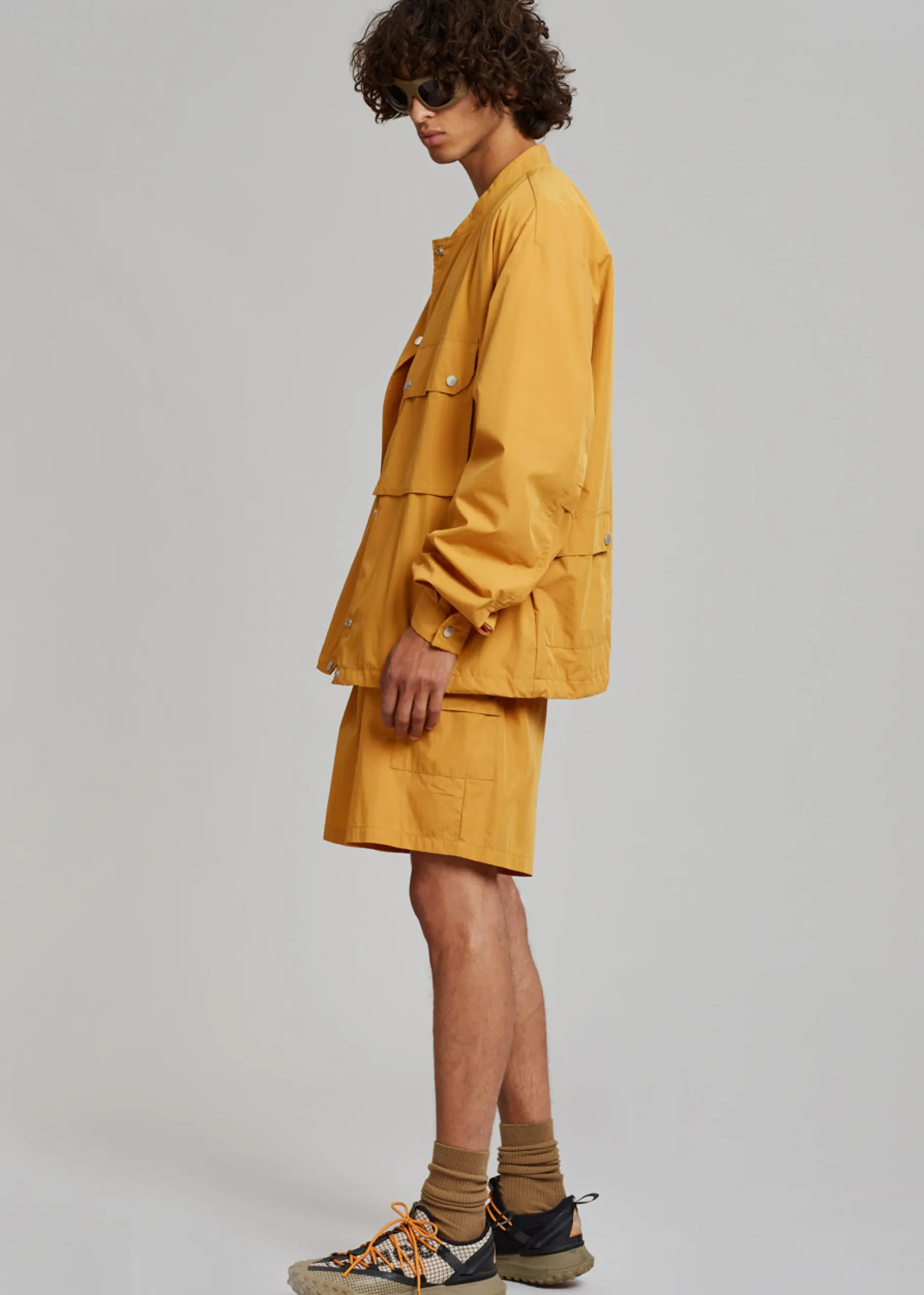 The Frankie Shop Spence Nylon Jacket Orange Sale