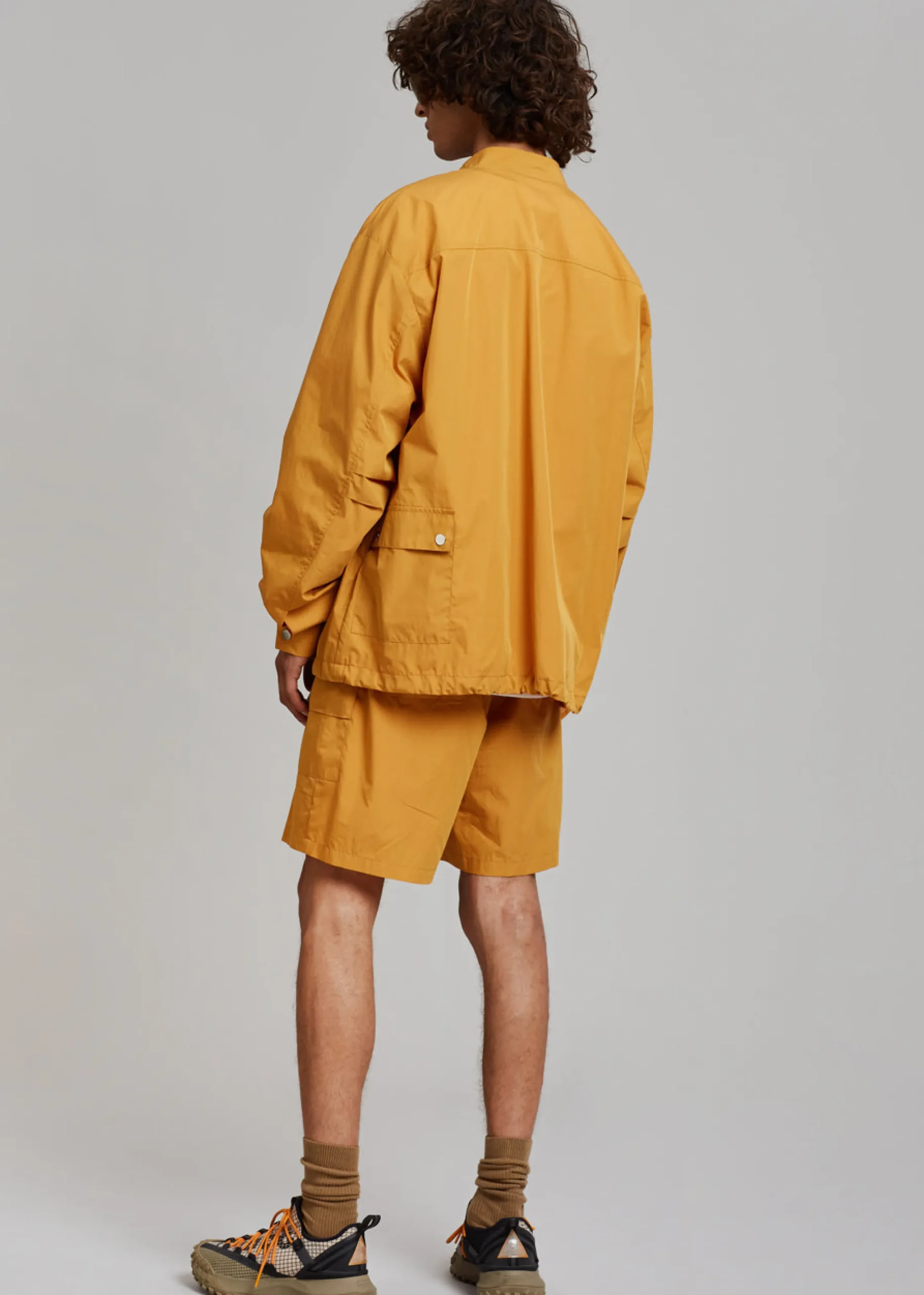 The Frankie Shop Spence Nylon Jacket Orange Sale