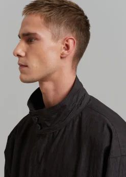 The Frankie Shop Stephen Anorak Charcoal New