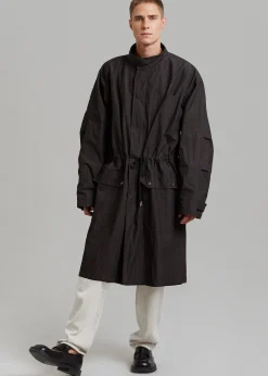 The Frankie Shop Stephen Anorak Charcoal New