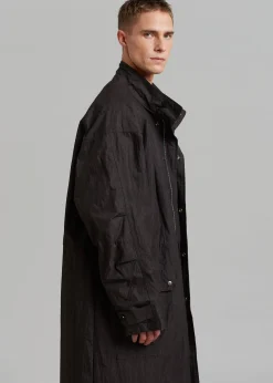 The Frankie Shop Stephen Anorak Charcoal New