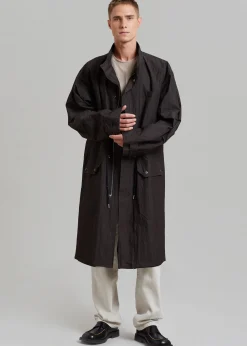 The Frankie Shop Stephen Anorak Charcoal New