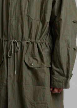 The Frankie Shop Stephen Anorak Dark Olive New