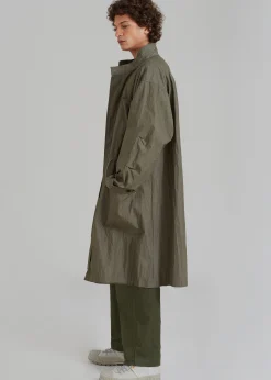 The Frankie Shop Stephen Anorak Dark Olive New