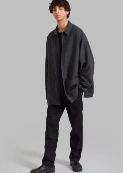 The Frankie Shop Steve Shirt Grey Wash Discount