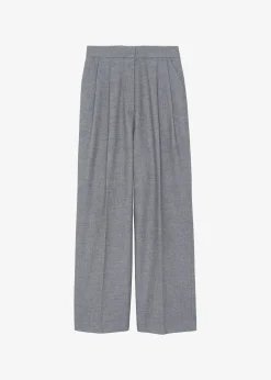 The Frankie Shop Stine Pintuck Pants Grey