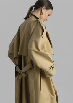 The Frankie Shop Suzanne Trench Coat Beige Online