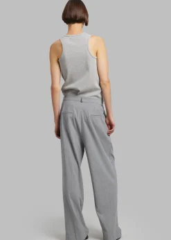 The Frankie Shop Sybil Trousers Grey Pinstripe Outlet