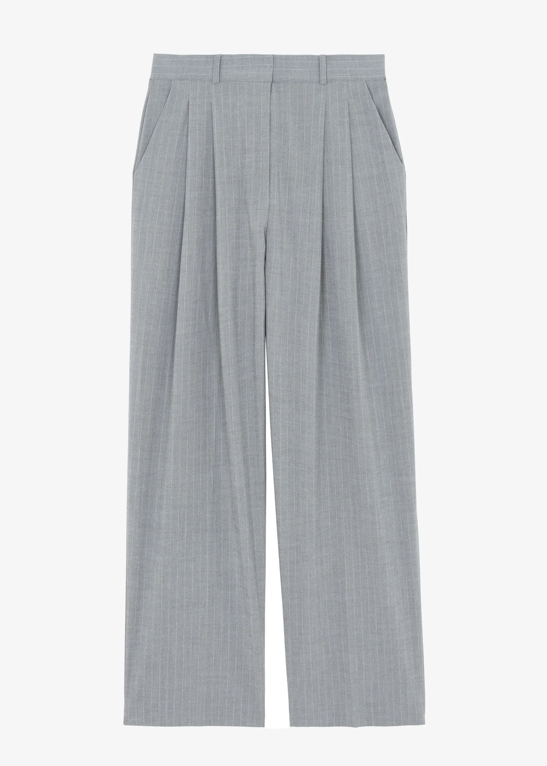 The Frankie Shop Sybil Trousers Grey Pinstripe Outlet