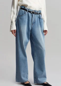 The Frankie Shop Talte Jeans Worn Wash New
