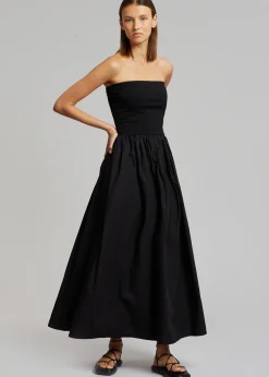 The Frankie Shop Tamo Strapless Maxi Dress Black Hot