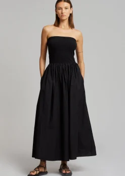 The Frankie Shop Tamo Strapless Maxi Dress Black Hot