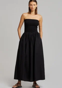 The Frankie Shop Tamo Strapless Maxi Dress Black Hot