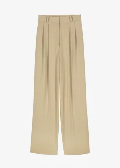 The Frankie Shop Tansy Cotton Pants Camel Discount
