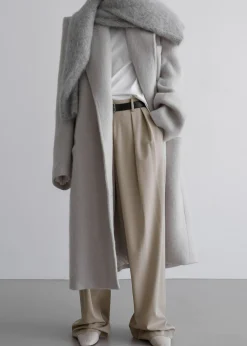 The Frankie Shop Tansy Pleated Trousers Beige Best