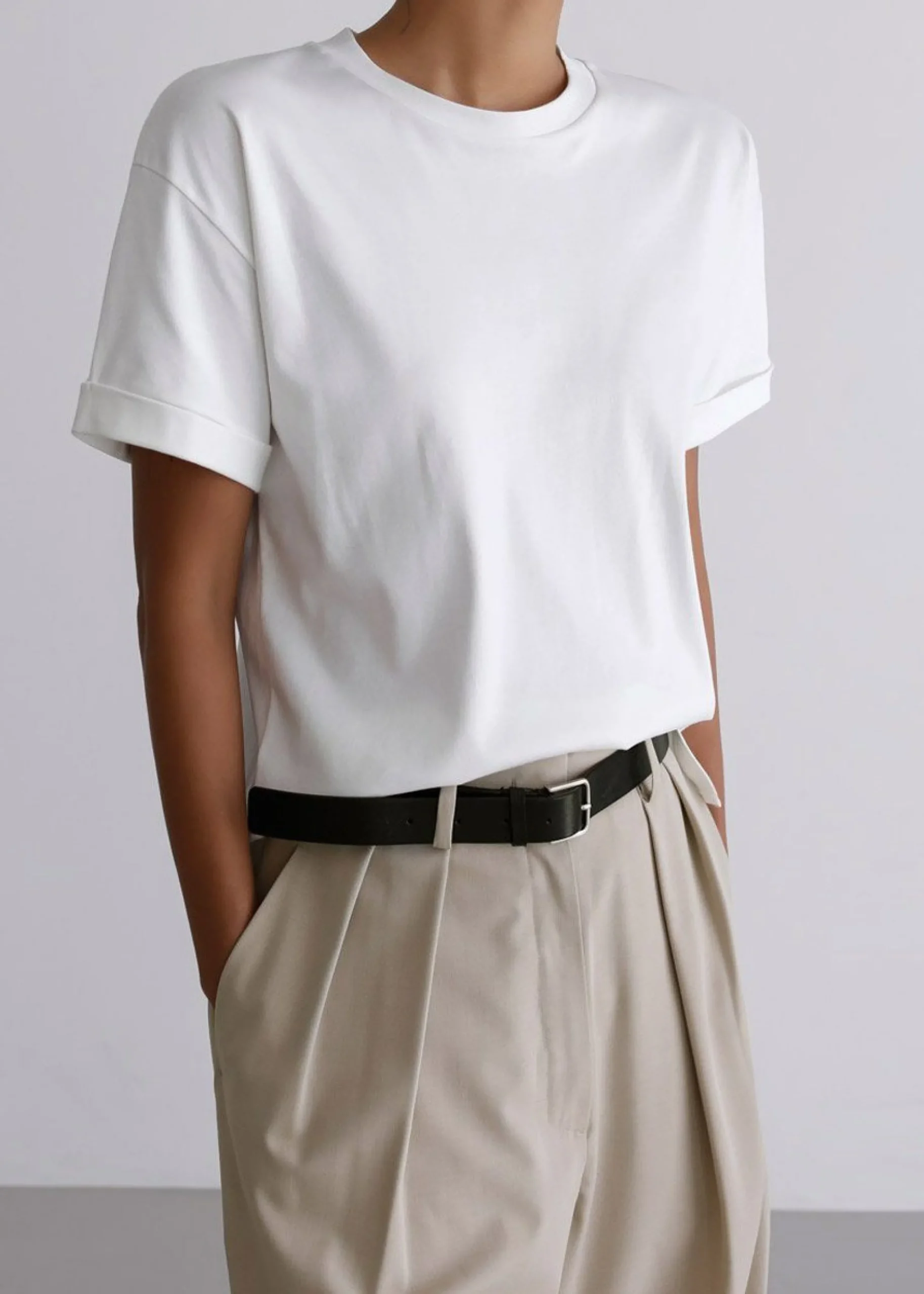 The Frankie Shop Tansy Pleated Trousers Beige Best