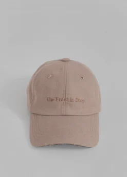 The Frankie Shop Tfs Flannel Baseball Cap Hazelnut Sale