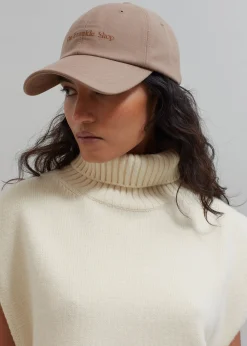 The Frankie Shop Tfs Flannel Baseball Cap Hazelnut Sale