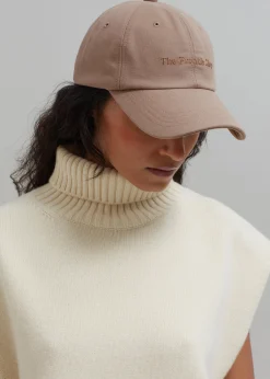 The Frankie Shop Tfs Flannel Baseball Cap Hazelnut Sale