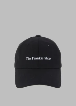 The Frankie Shop Tfs Flannel Baseball Cap Black Discount