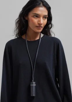 The Frankie Shop Tfs Lipstick Case Black Online