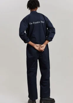 The Frankie Shop Tfs Oversized Boiler Suit Navy Clearance