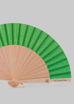 The Frankie Shop Tfs X Duvelleroy Take Away Fan Kelly Green Discount