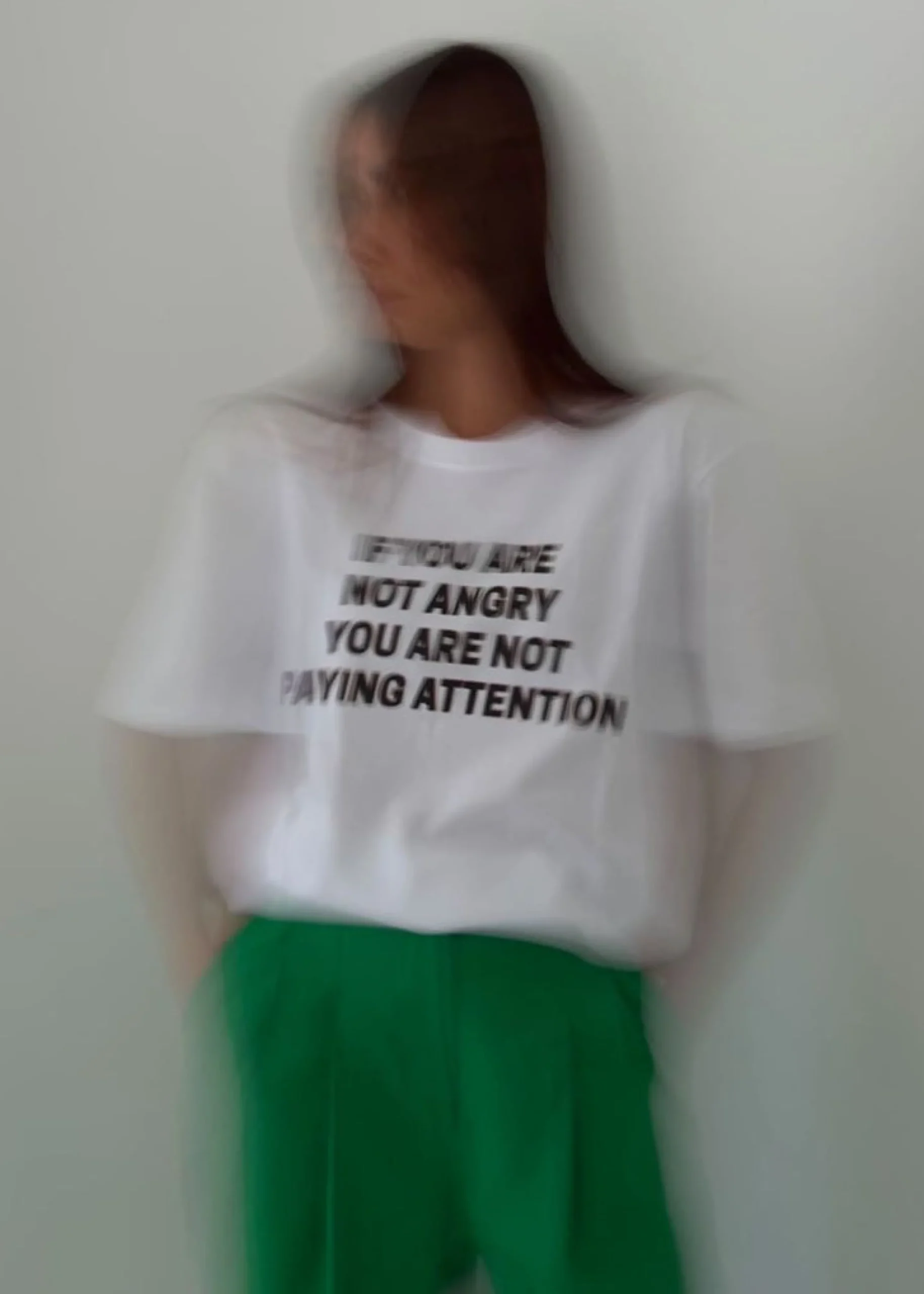 The Frankie Shop X Jeanne Friot If You T-Shirt White/Black Hot