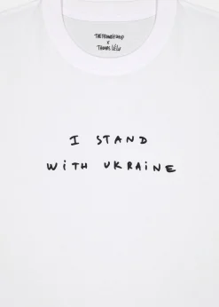 The Frankie Shop X Thomas Lelu Stand T-Shirt White/Black Online