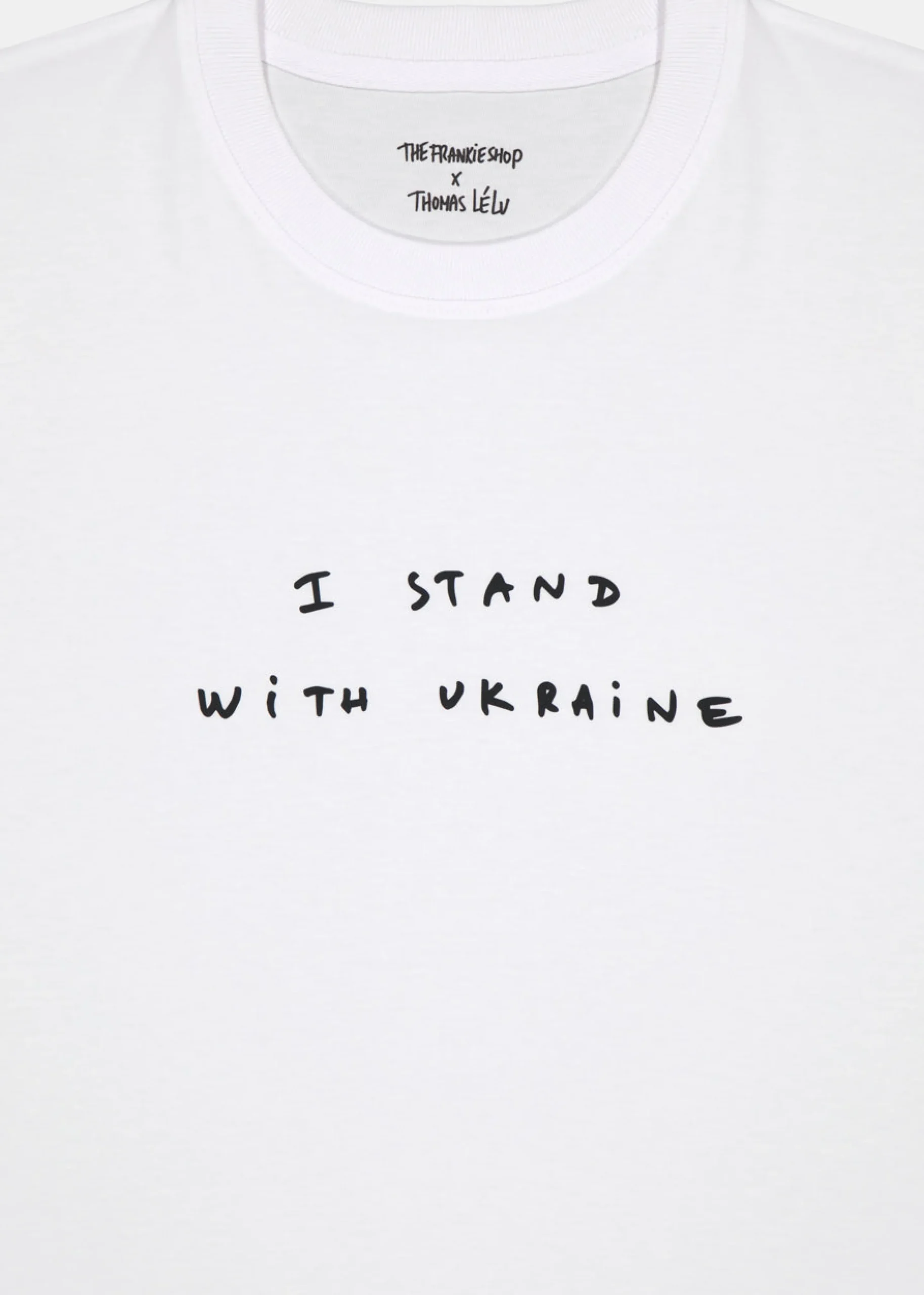 The Frankie Shop X Thomas Lelu Stand T-Shirt White/Black Online