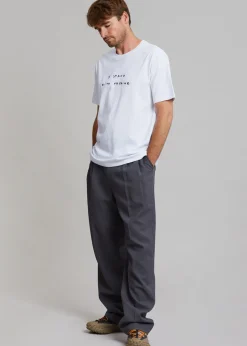The Frankie Shop X Thomas Lelu Stand T-Shirt White/Black Online