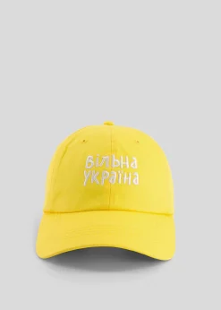 The Frankie Shop X Thomas Lelu Free Baseball Cap Yellow Best