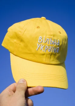 The Frankie Shop X Thomas Lelu Free Baseball Cap Yellow Best