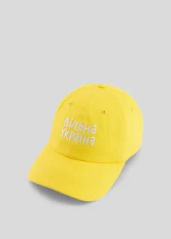 The Frankie Shop X Thomas Lelu Free Baseball Cap Yellow Best