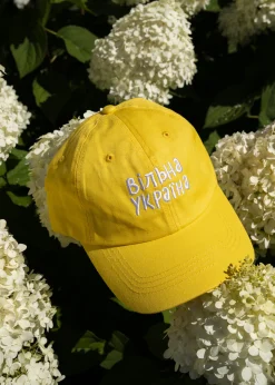 The Frankie Shop X Thomas Lelu Free Baseball Cap Yellow Best
