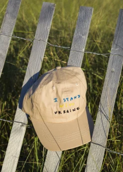 The Frankie Shop X Thomas Lelu Stand Baseball Cap Beige New