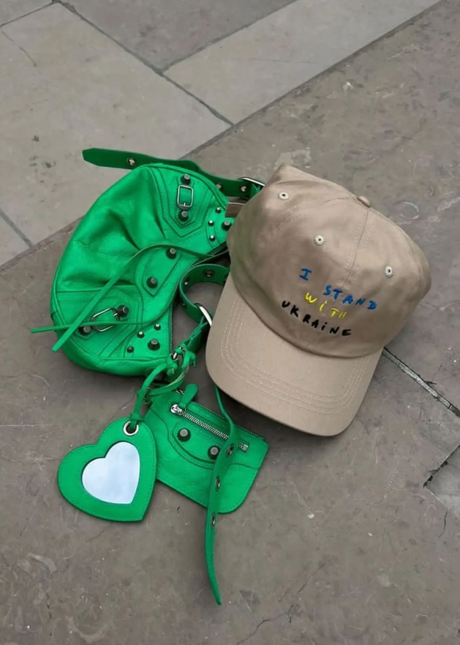 The Frankie Shop X Thomas Lelu Stand Baseball Cap Beige New