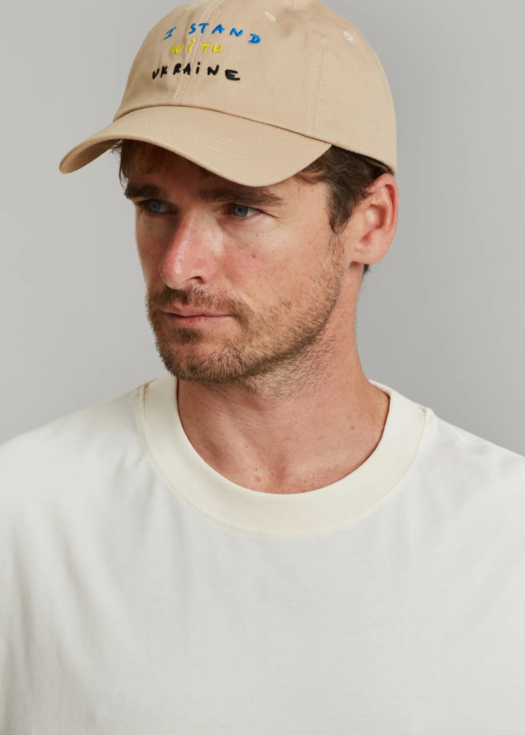 The Frankie Shop X Thomas Lelu Stand Baseball Cap Beige New