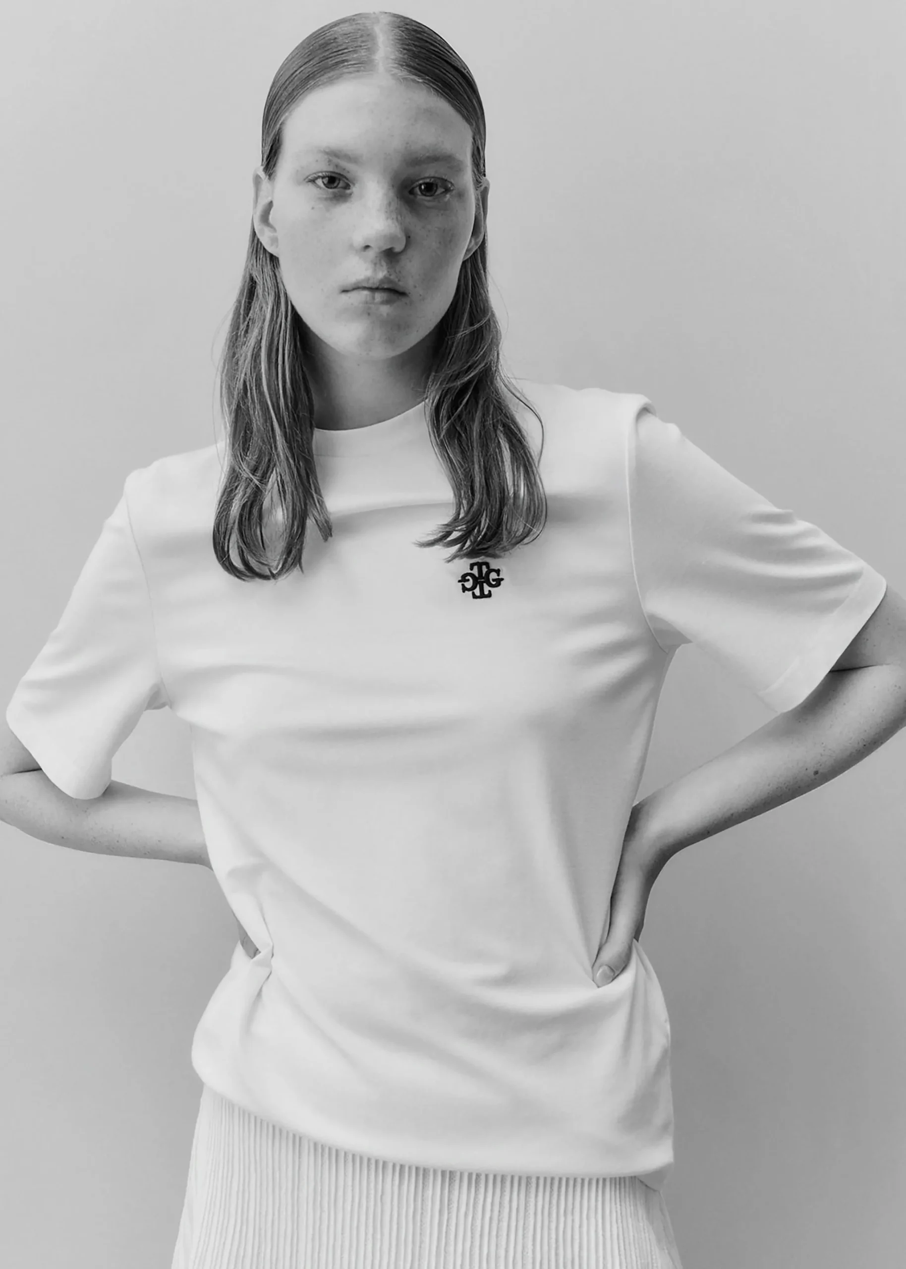 The Frankie Shop The Garment Logo Tee White Outlet