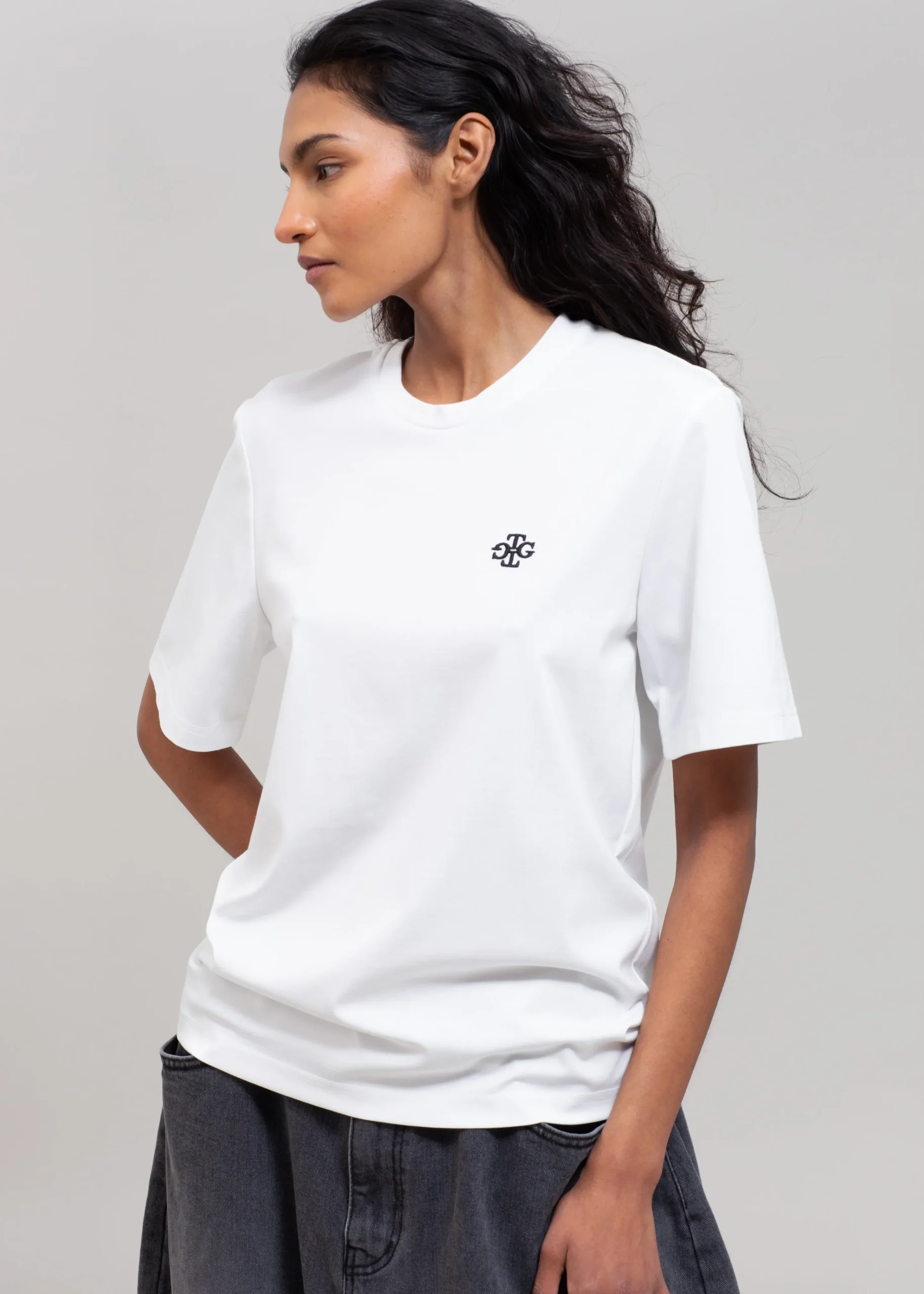 The Frankie Shop The Garment Logo Tee White Outlet