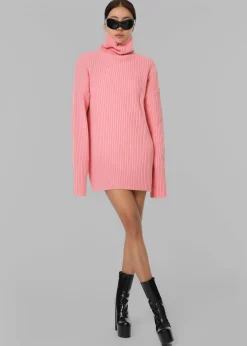 The Frankie Shop Thelma Ribbed Sweater Pink Discount
