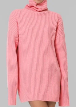 The Frankie Shop Thelma Ribbed Sweater Pink Discount