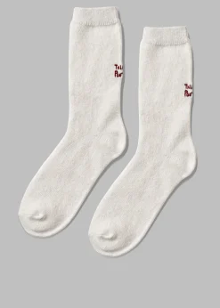 The Frankie Shop Think Socks White